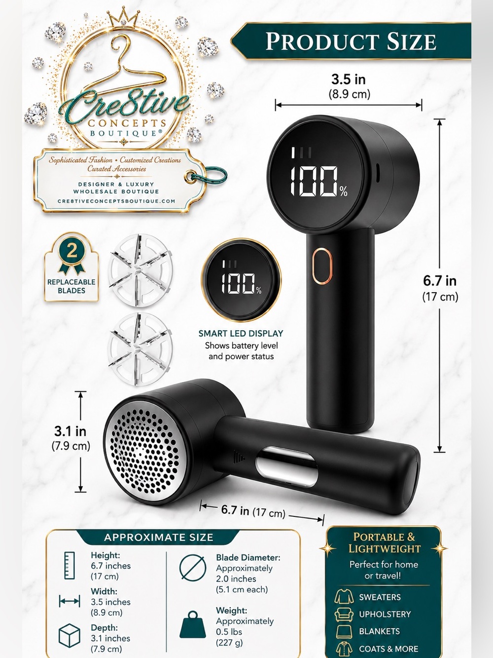 Electric Lint Remover-LED Display-One - Picture 9 of 9